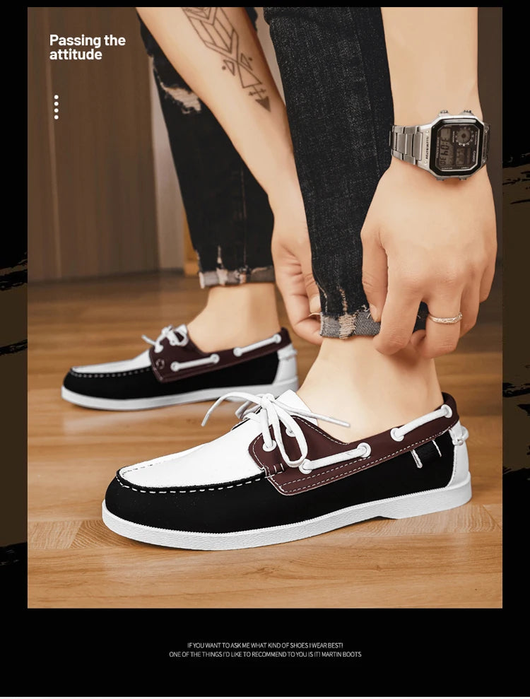 Mocassin Bateau Homme Marron