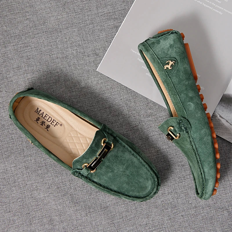 Mocassin Bleu Nuit Homme