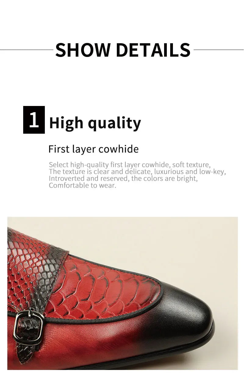 Mocassin Croco Bout Pointu Homme
