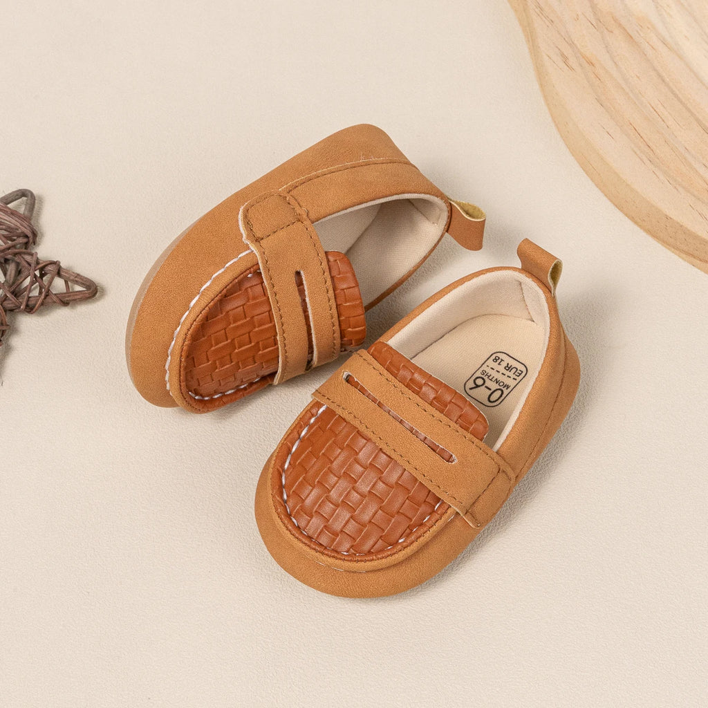 KIDSUN Baby Girls Boys Classic Loafers Infant Oxford Dress Shoes Prewalker Soft Slip On Moccasin Crib Flats Newborn Shoes