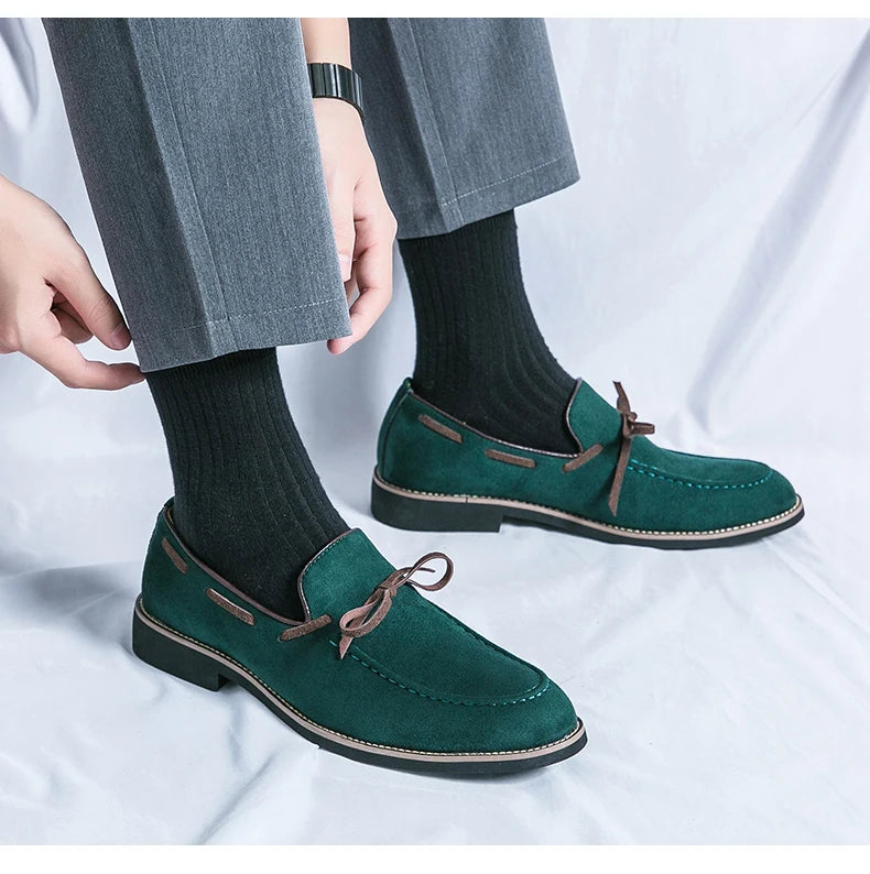 Mocassin Penny Homme Vert