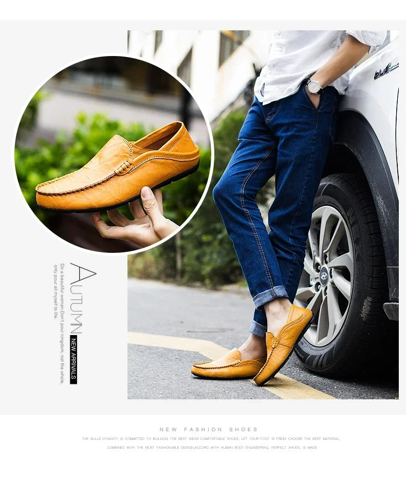 Mocassin Bateau Homme Noir