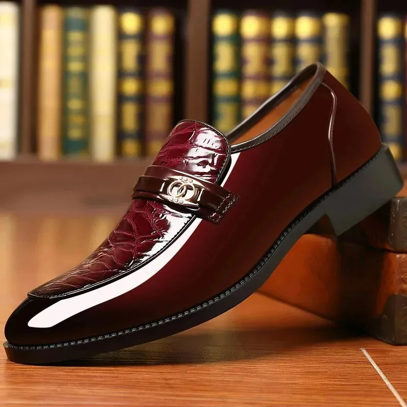Mocassin Homme Bout Pointu Vernis