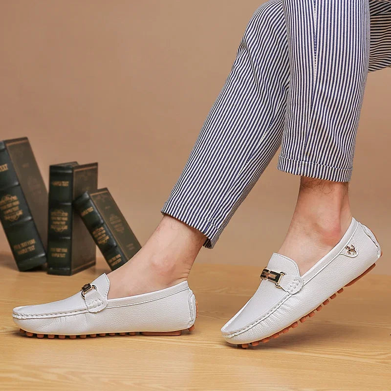 Mocassin Turquoise Homme