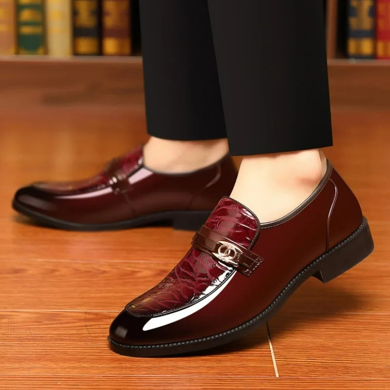 Mocassin Homme Bout Pointu Vernis