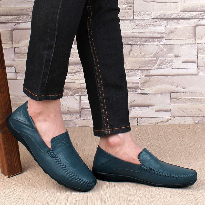 Mocassin Camel Homme