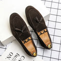 Men Casual Shoes Classic Flat Loafers Male Tassel Casual Business Leather Shoes Man Social Party Formal Loafers Male