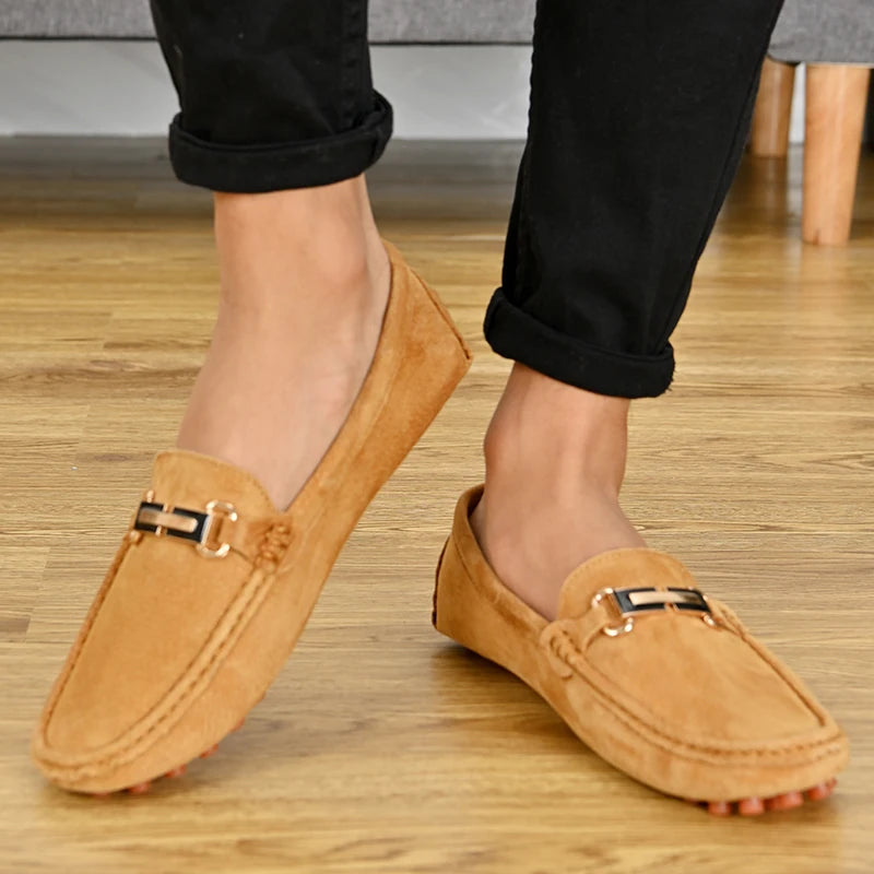 Mocassin Bleu Nuit Homme