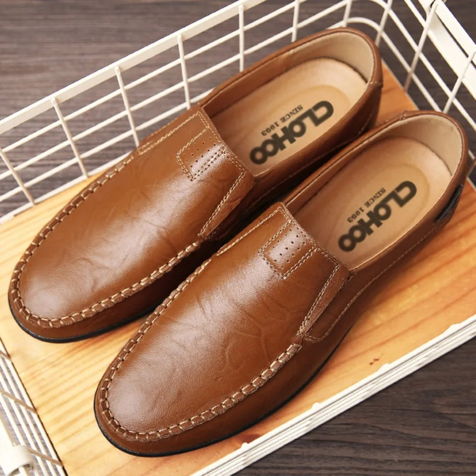 Mocassin Noir Homme Confortable