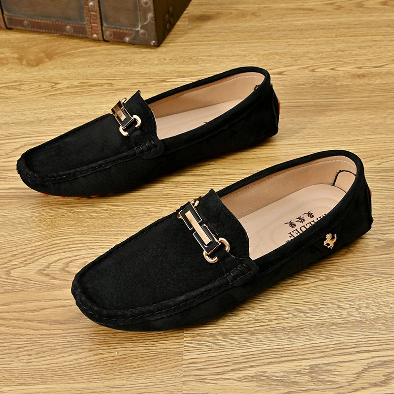 Mocassin Bleu Nuit Homme