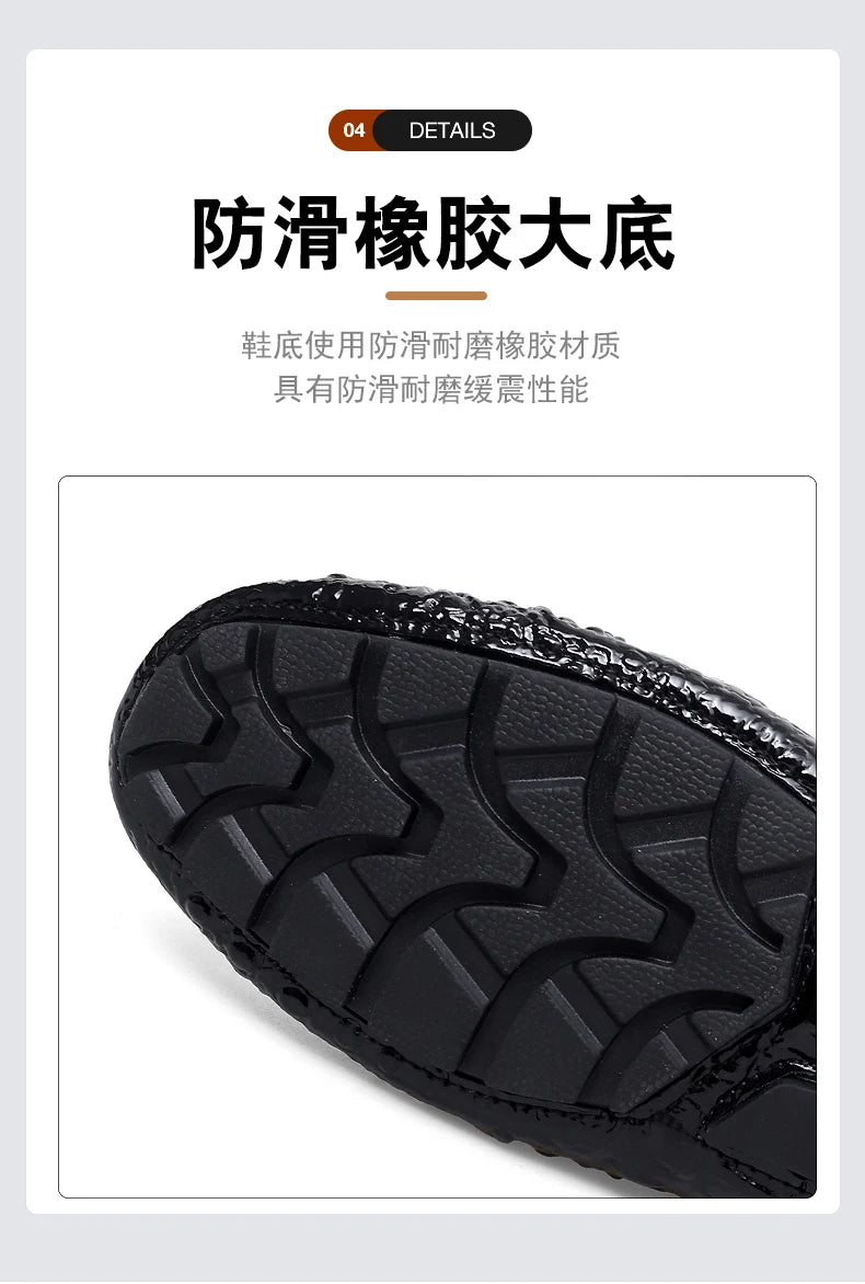 Mocassin Croco Blanc Unisexe