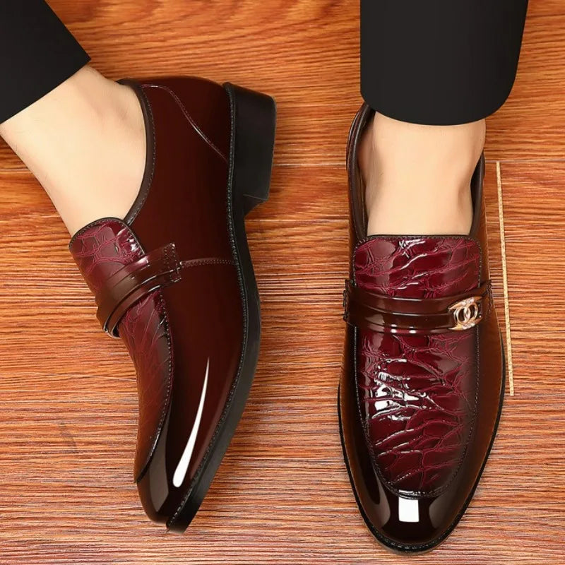 Mocassin Homme Bout Pointu Vernis