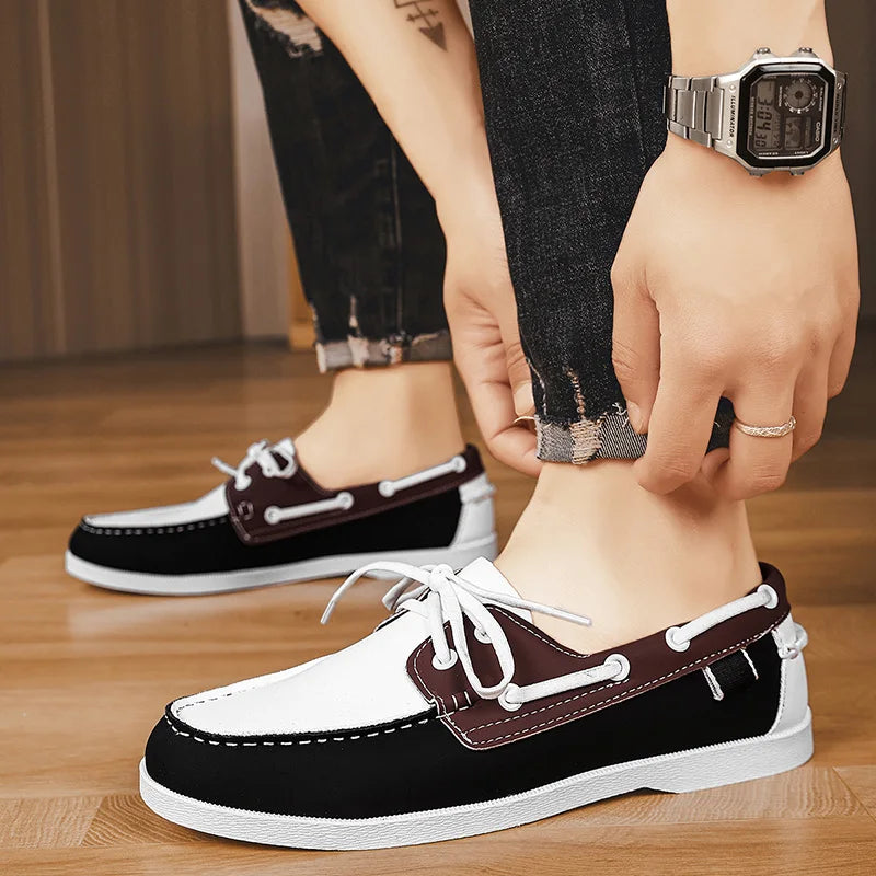 Mocassin Bateau Homme Marron