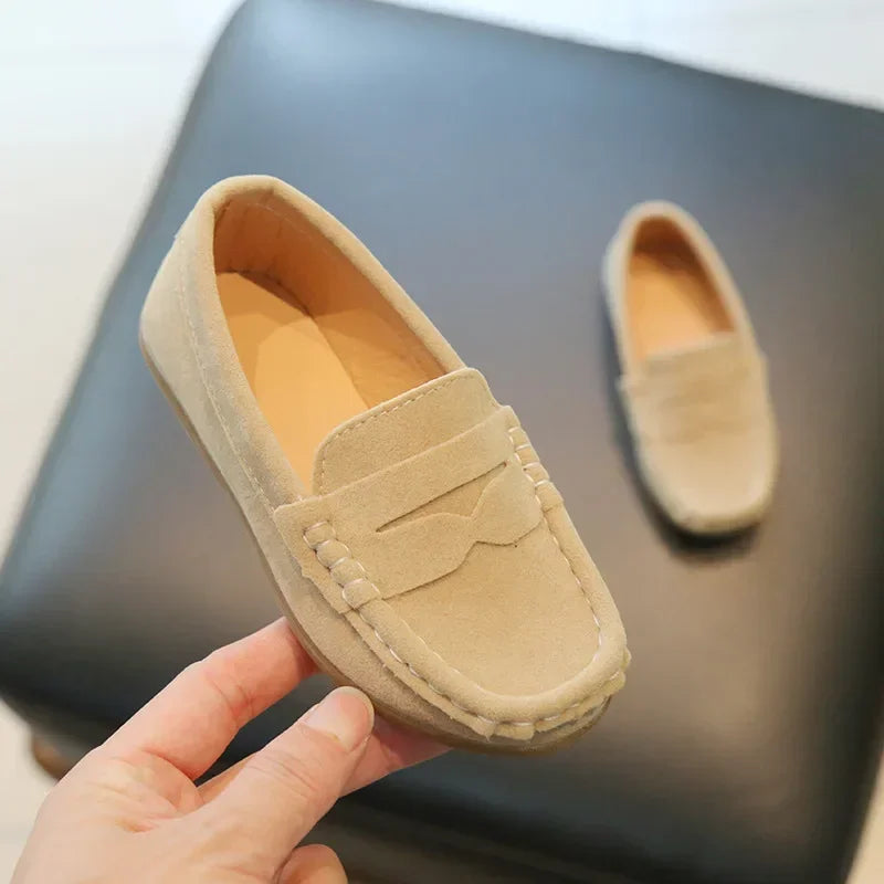 Boy Leather Shoe Spring Autumn Versatile Children's School Formal Performance Loafers Causal Non-slip Kids Slip-on Flats Shoes