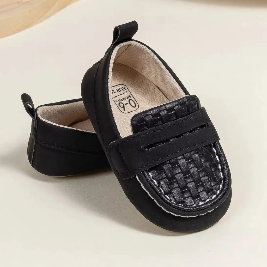 KIDSUN Baby Girls Boys Classic Loafers Infant Oxford Dress Shoes Prewalker Soft Slip On Moccasin Crib Flats Newborn Shoes