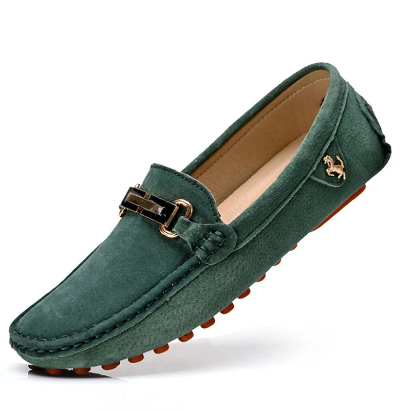Mocassin Bleu Nuit Homme