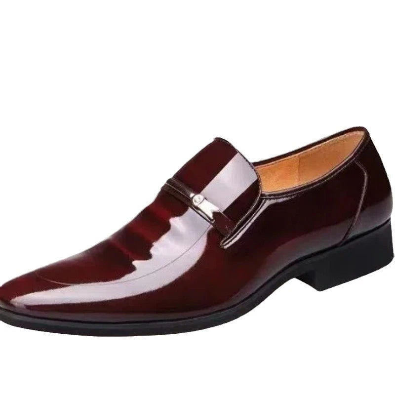 Mocassin Bordeaux Homme Vernis