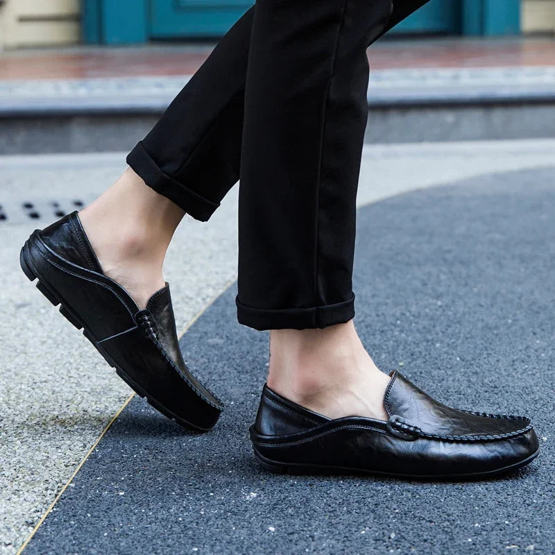 Mocassin Bateau Homme Noir