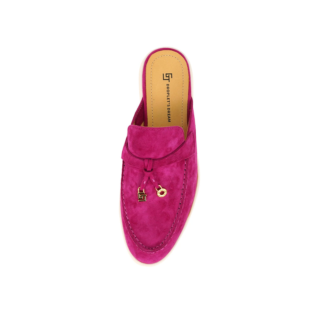 Luxury Designer Tassel Suede Leather Loafers for Women Slip On Slippers Flat Shoes Work Walking Shoes High Quality，GJ Brand 44