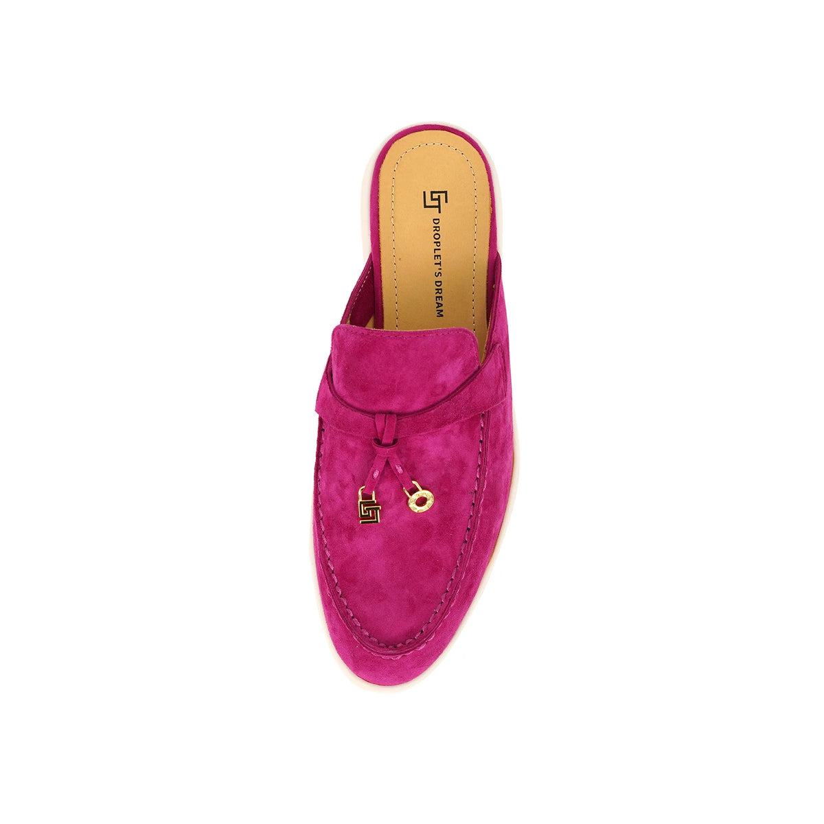 Luxury Designer Tassel Suede Leather Loafers for Women Slip On Slippers Flat Shoes Work Walking Shoes High Quality，GJ Brand 44