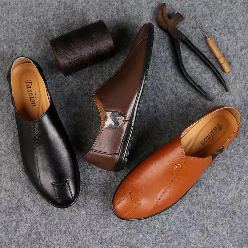Mocassin Chocolat Homme