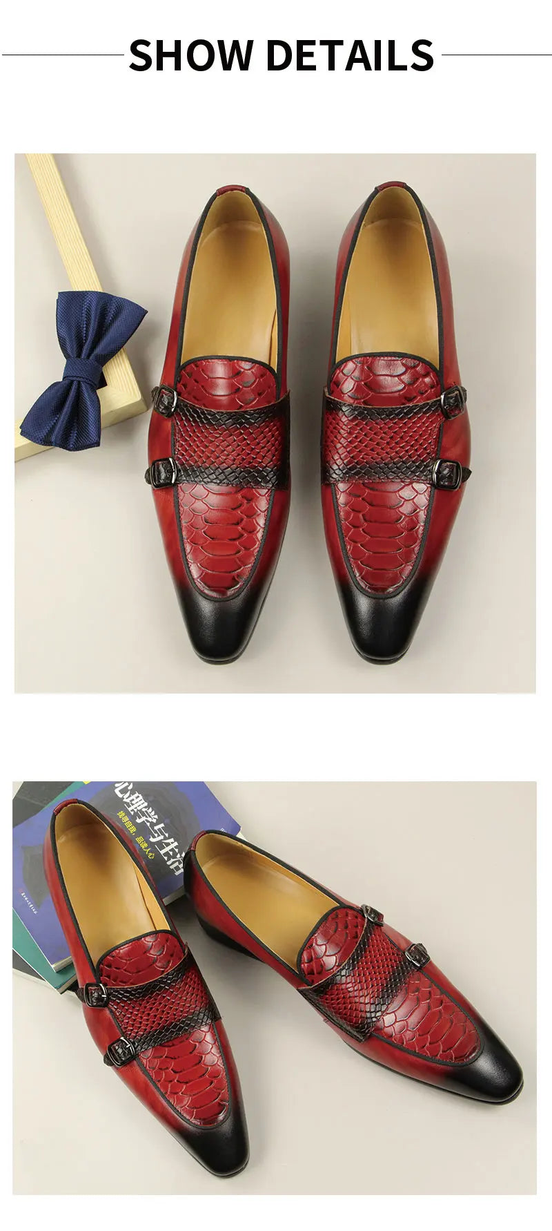Mocassin Croco Bout Pointu Homme