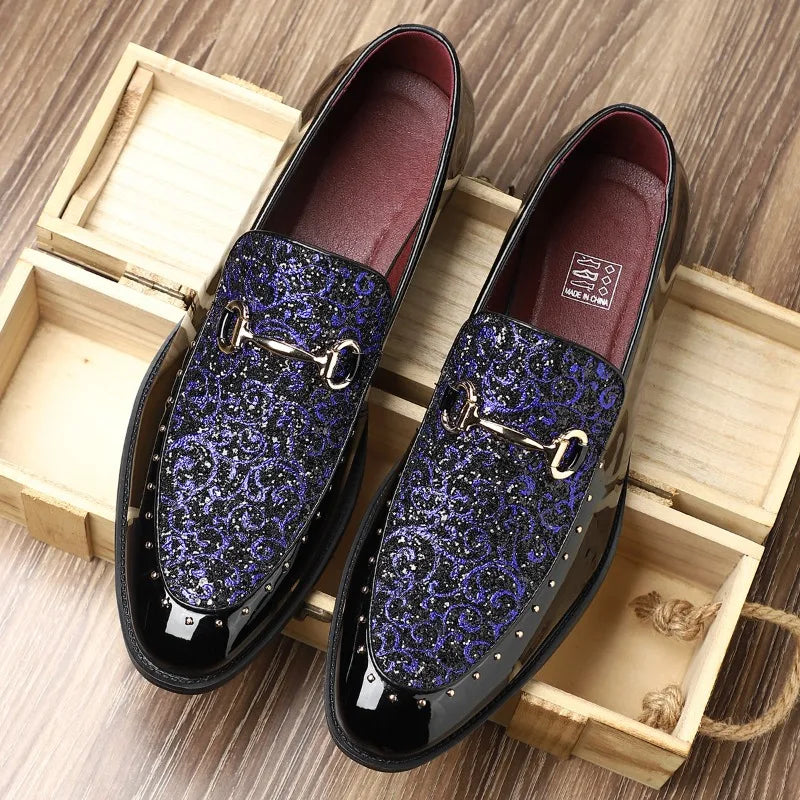 Mocassin Homme Paillettes