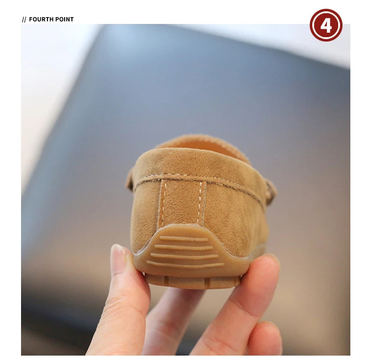 Boy Leather Shoe Spring Autumn Versatile Children's School Formal Performance Loafers Causal Non-slip Kids Slip-on Flats Shoes