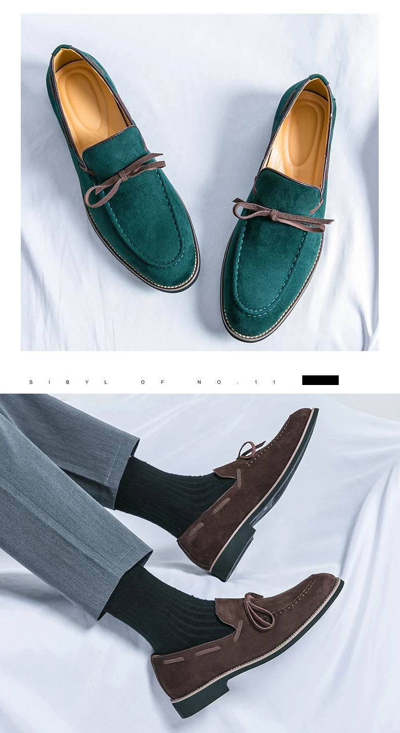 Mocassin Penny Homme Vert