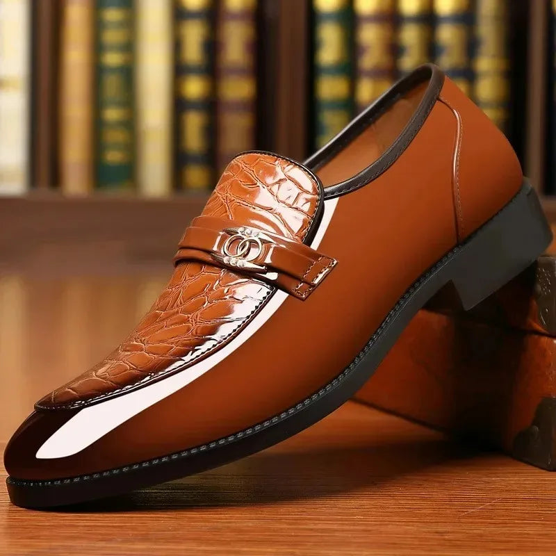Mocassin Homme Bout Pointu Vernis