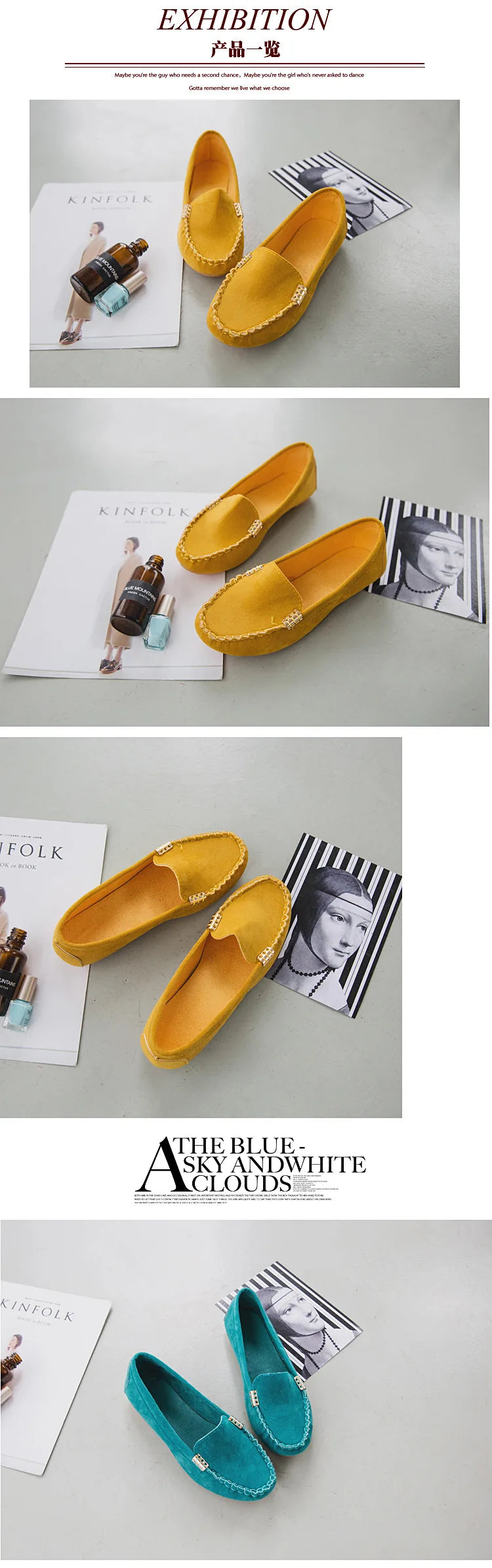 Mocassin Jean Femme