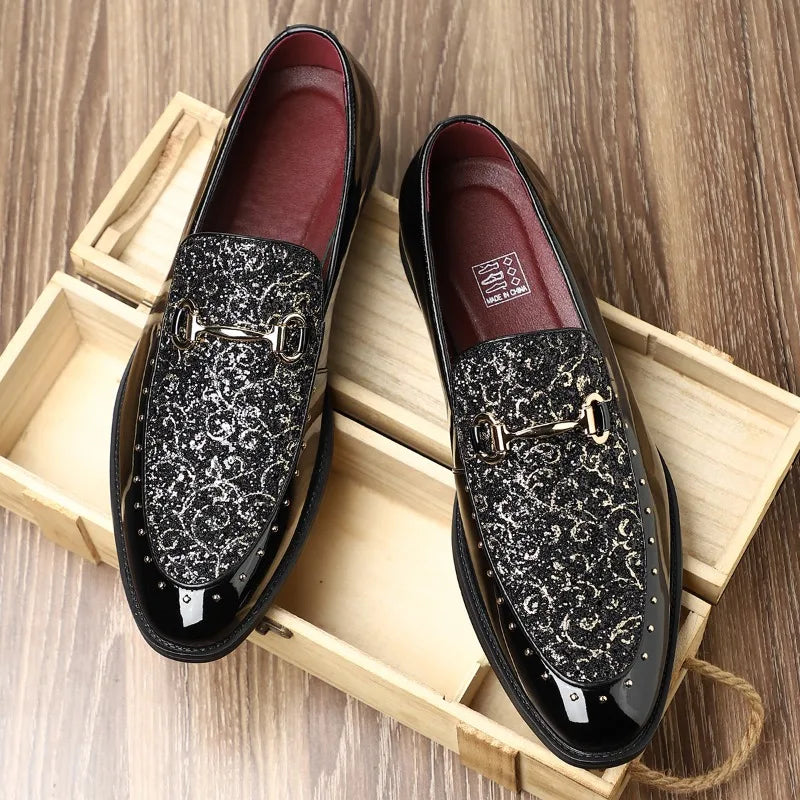 Mocassin Homme Paillettes