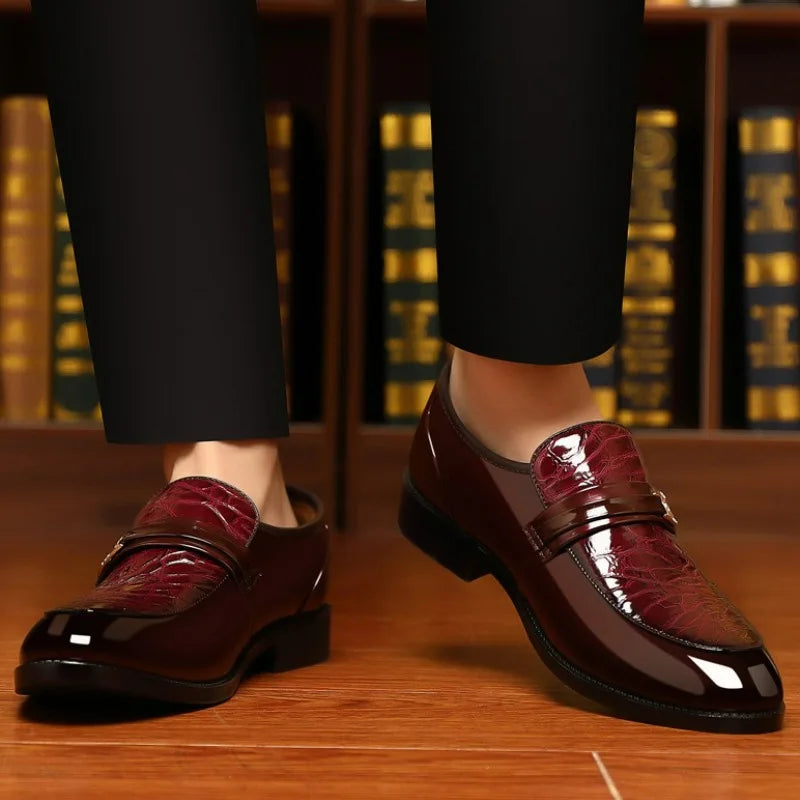 Mocassin Homme Bout Pointu Vernis