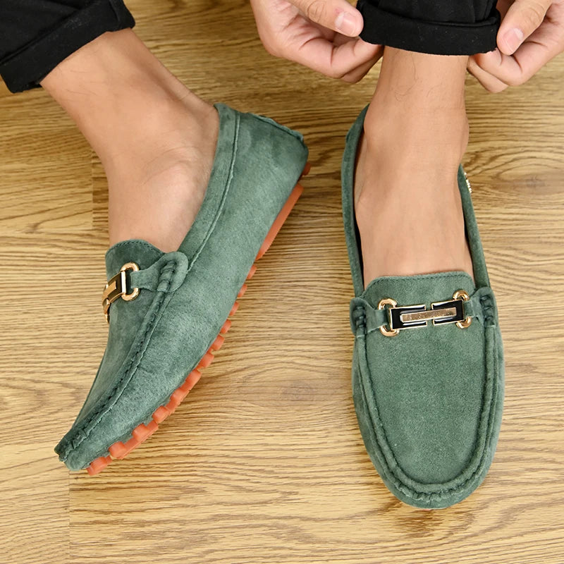 Mocassin Bleu Nuit Homme