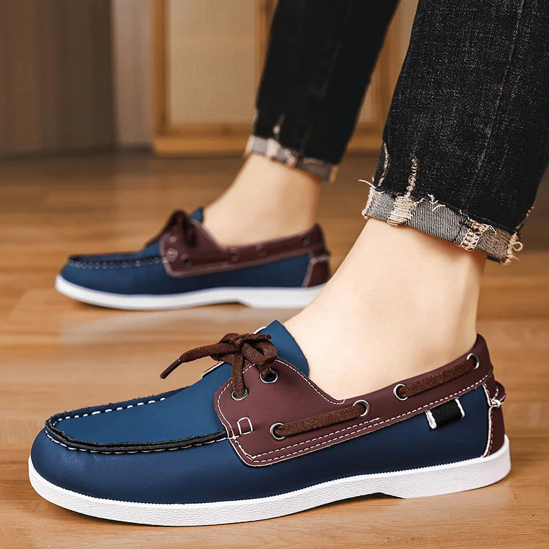 Mocassin Bateau Homme Marron