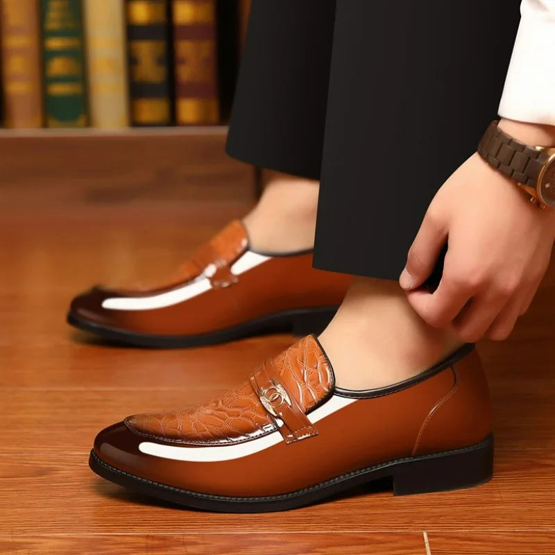 Mocassin Homme Bout Pointu Vernis