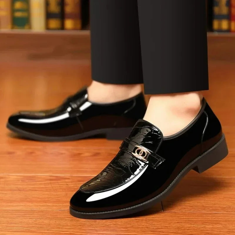 Mocassin Homme Bout Pointu Vernis