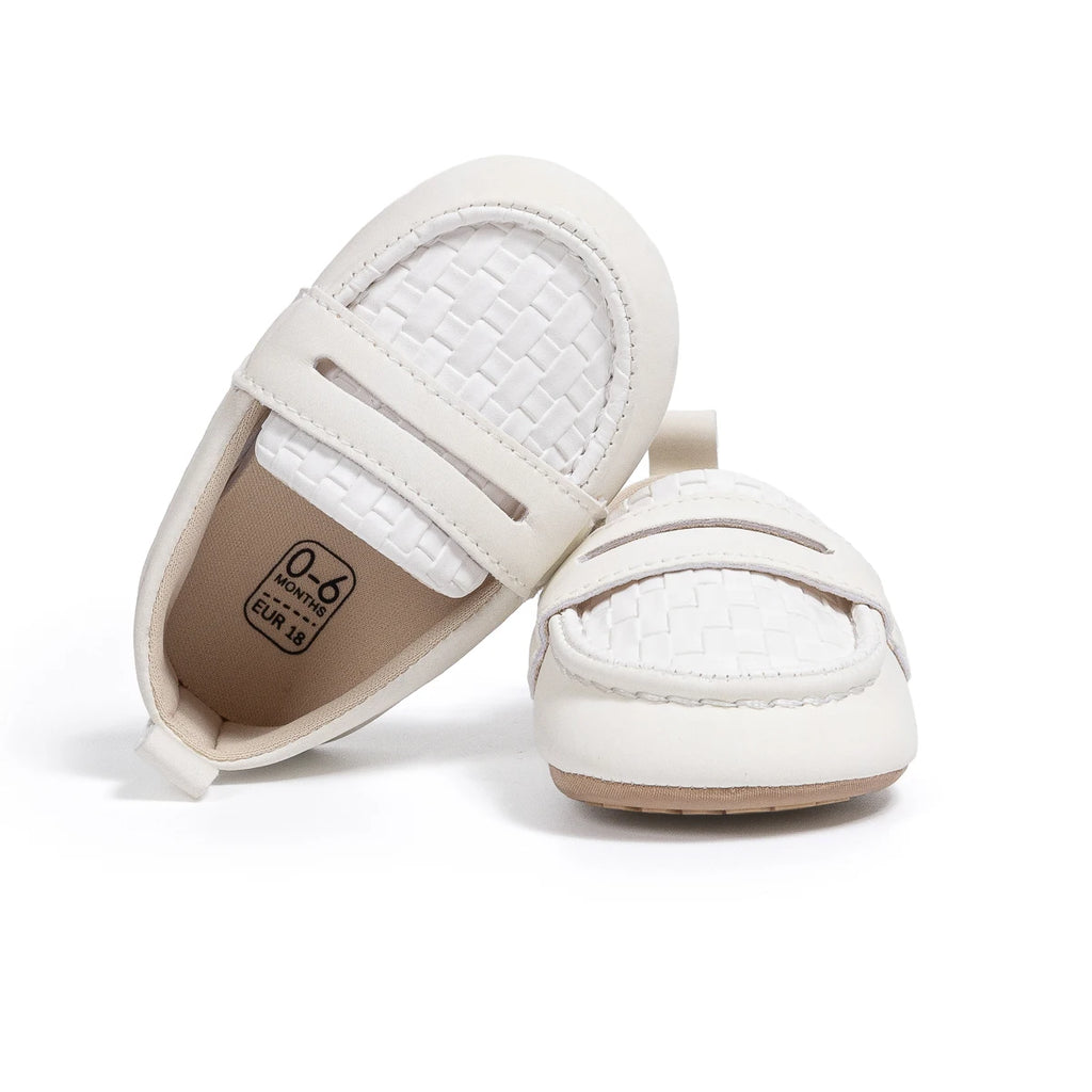KIDSUN Baby Girls Boys Classic Loafers Infant Oxford Dress Shoes Prewalker Soft Slip On Moccasin Crib Flats Newborn Shoes