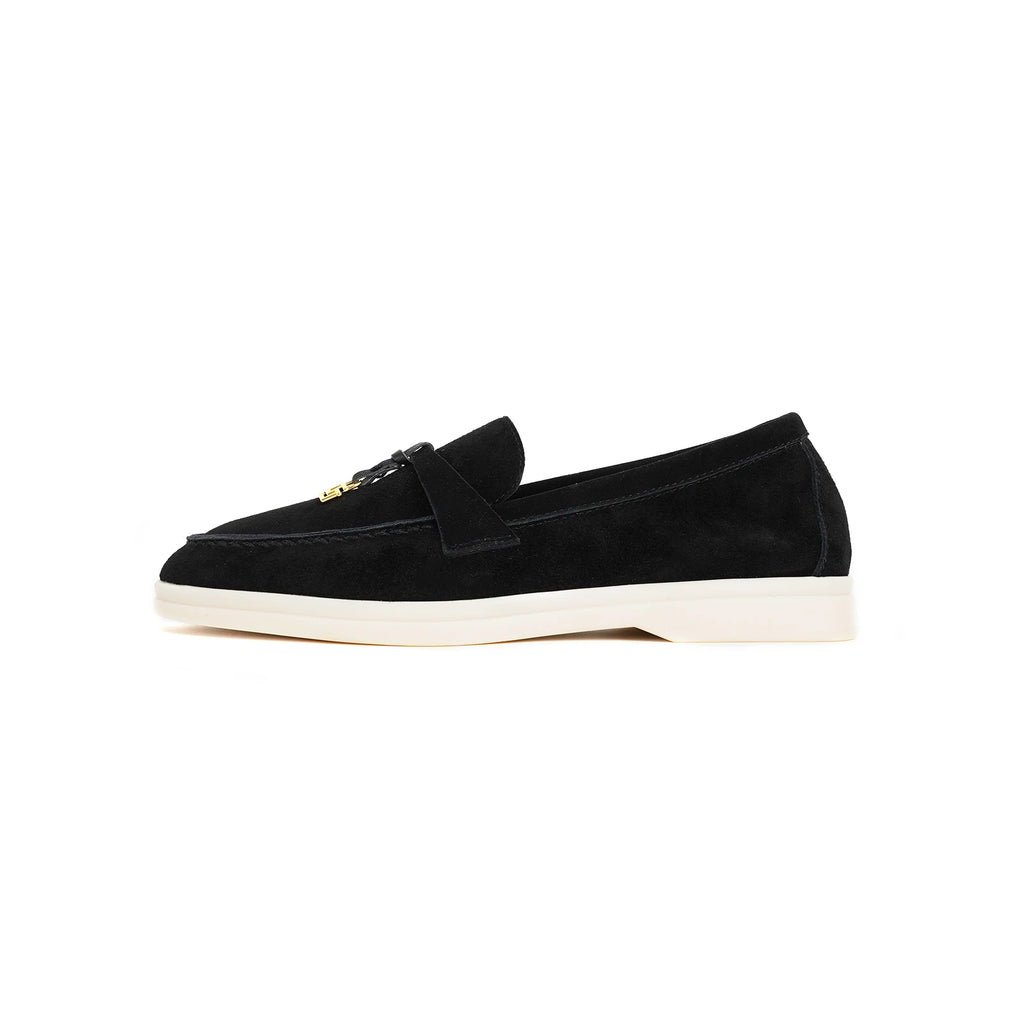 GJ High-Quality Brand Women's Shoes Luxury Leather Round Toe Retro Casual Shoes Spring Thick Soled Loafers Driving Shoes