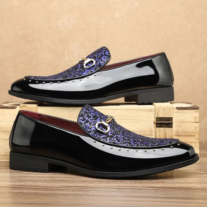 Mocassin Homme Paillettes