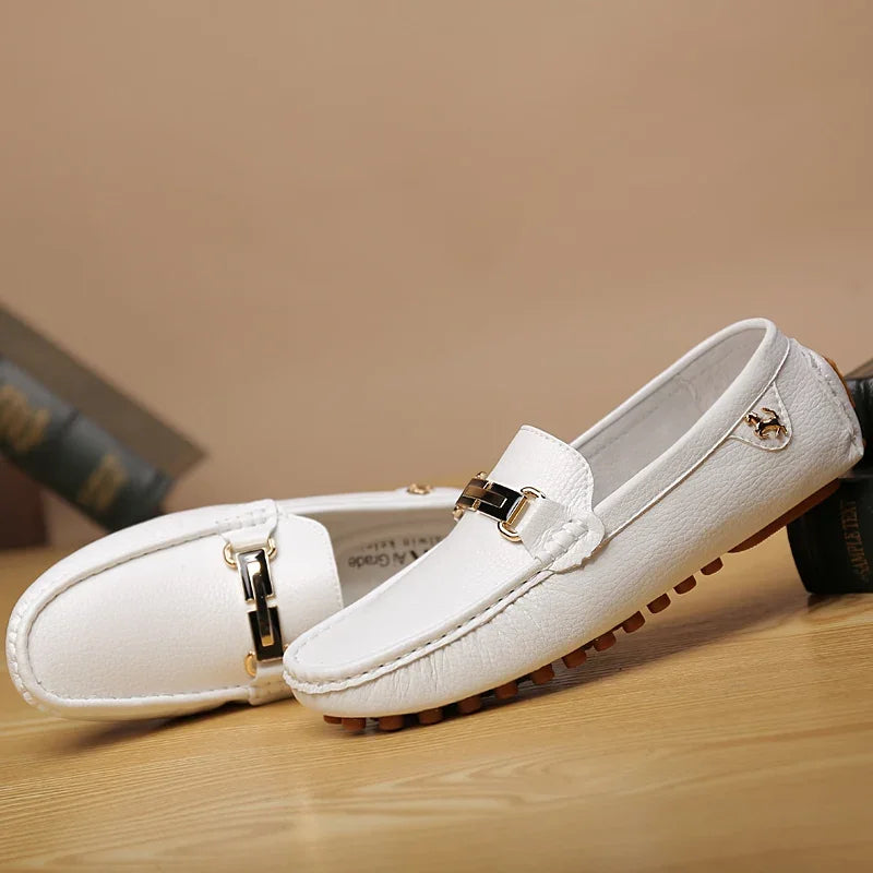 Mocassin Turquoise Homme