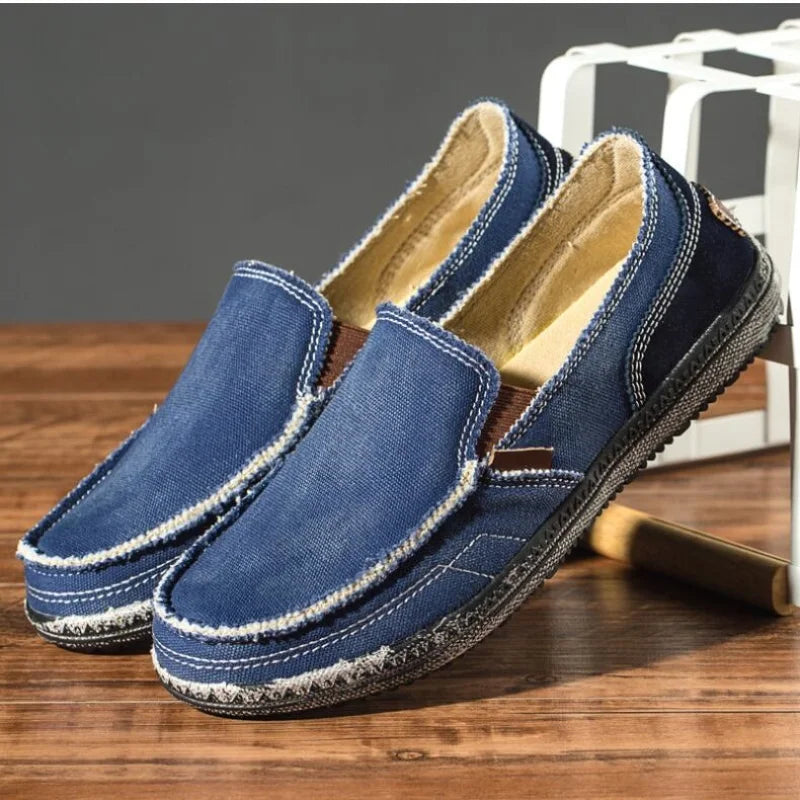 Mocassin Toile Homme