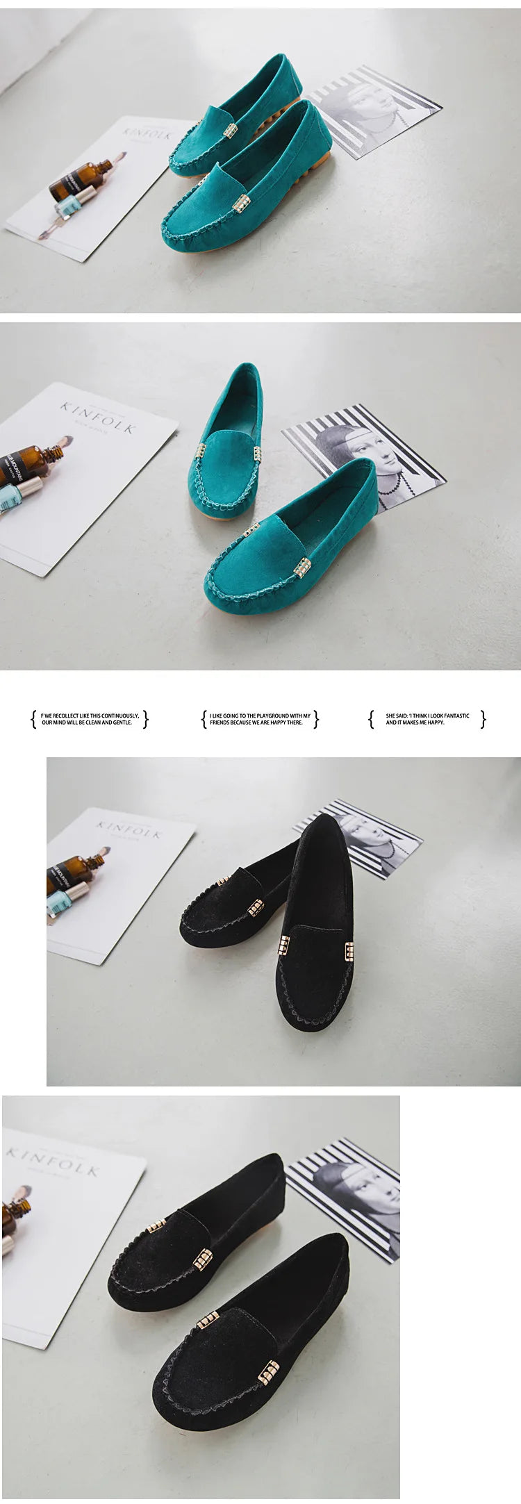 Mocassin Jean Femme