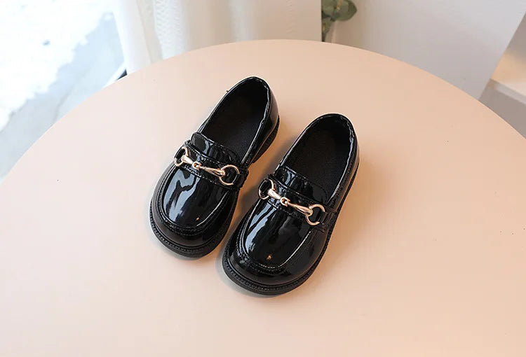 Girl Shoe Fashion Flats for Children Casual Kid Shoe Comfortable PU Leather Shoes Boys Girl Kid Candy Loafers Flat Boy Shoe여아 구두