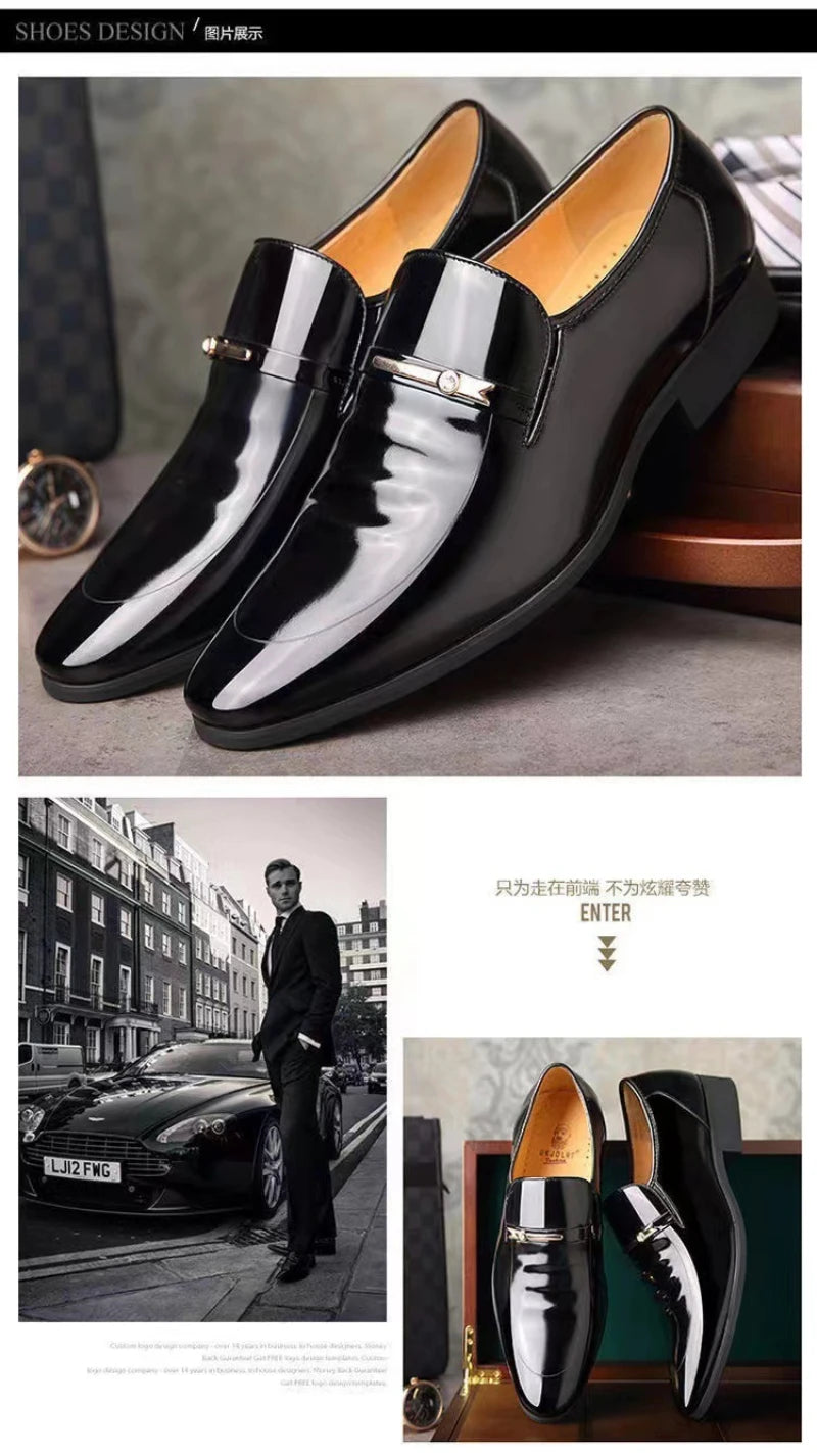Mocassin Bordeaux Homme Vernis