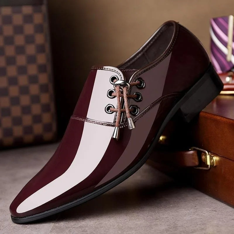 Mocassin Homme Bout Pointu Vernis