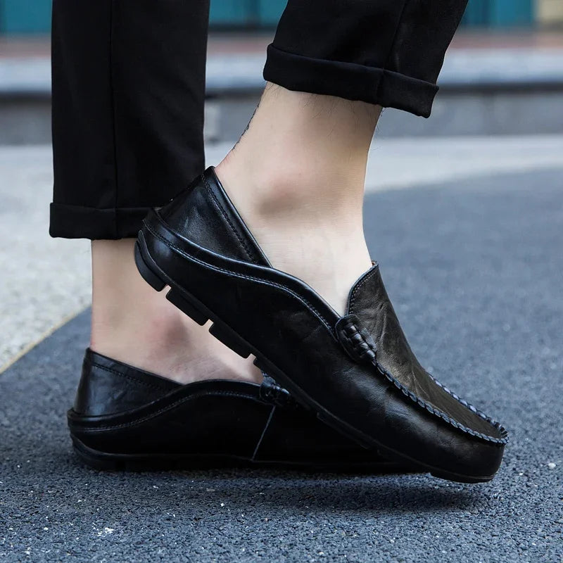 Mocassin Bateau Homme Noir