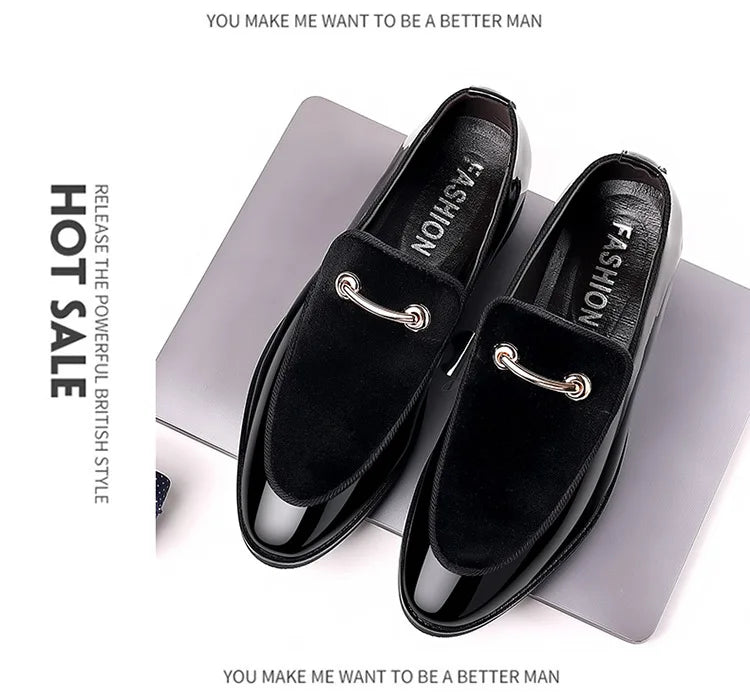 Mocassin Habillé Homme Grande Taille