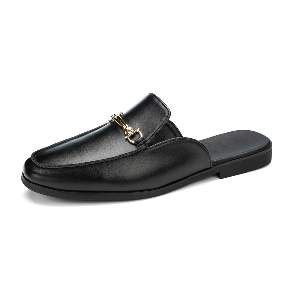 Mocassin Mule Homme Noir
