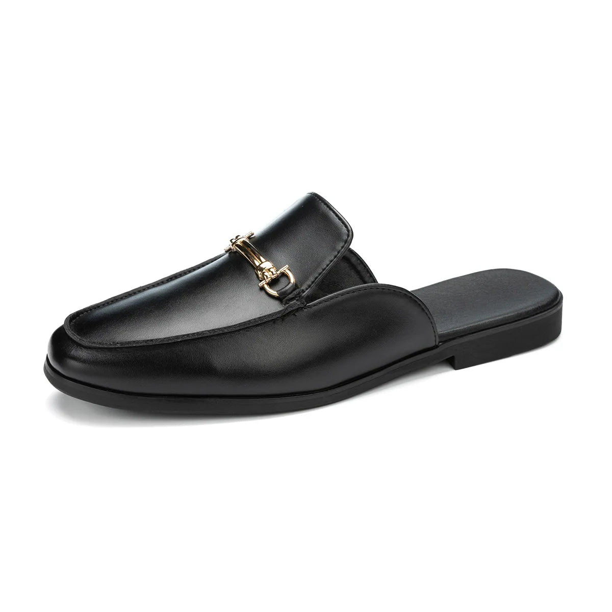 Mocassin Mule Homme Noir